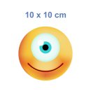 Lächelnder Zyklop Aufkleber – Einäugiger Spaß für jede Oberfläche (10 x 10 cm)