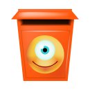 Lächelnder Zyklop Aufkleber – Einäugiger Spaß für jede Oberfläche (10 x 10 cm)