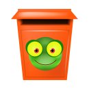 Frosch Smile Aufkleber – Wetterfester Sticker für Innen & Außen (20 x 18 cm)