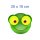 Frosch Smile Aufkleber – Wetterfester Sticker für Innen & Außen (20 x 18 cm)