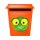 Frosch Smile Aufkleber – Wetterfester Sticker für Innen & Außen (20 x 18 cm)