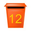 Selbstklebende fortlaufende Klebezahlen Zahlenaufkleber Aufkleber Zahlen wetterfest: 1 bis 25 (5 cm hoch, in gelb)