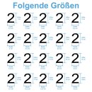 Selbstklebende fortlaufende Klebezahlen Zahlenaufkleber Ziffern Aufkleber Zahlen Klebeziffern wetterfest 1 bis 25 blau 13 cm