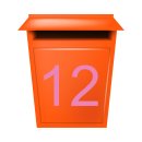 Selbstklebende fortlaufende Klebezahlen Zahlenaufkleber Aufkleber Zahlen wetterfest: 1 bis 50 (9 cm hoch, in rosa)