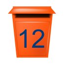 Selbstklebende fortlaufende Klebezahlen Zahlenaufkleber Aufkleber Zahlen wetterfest: 1 bis 100 (10 cm hoch, in blau)