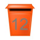 Selbstklebende fortlaufende Klebezahlen Zahlenaufkleber Aufkleber Zahlen wetterfest: 1 bis 100 (16 cm hoch, in grau)