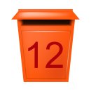 Selbstklebende fortlaufende Klebezahlen Zahlenaufkleber Aufkleber Zahlen wetterfest: 1 bis 100 (9 cm hoch, in rot)