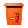 Fun Aufkleber – Lustige Chili Cartoon Sticker feuerrot, wetterfest & UV-beständig (11 x 10 cm)