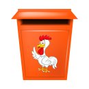 Hahn Fun Aufkleber – lustiger Bauernhof-Sticker für Auto & mehr