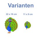 Pfau Fun Aufkleber – bunter, wetterfester...