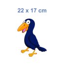 Lustiger Rabe Aufkleber – wetterfester Fun Sticker für Auto & Co. (22 x 17 cm)
