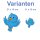 Aufkleber Kleiner Blauer Vogel wasserfest Sticker Familie Vogel lächeln Tier bunt Schnabel Kinder Deko Autoaufkleber