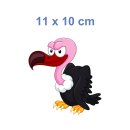 Geier Fun Aufkleber – lustiger Vogel-Sticker für Auto & Co. (11 x 10 cm)