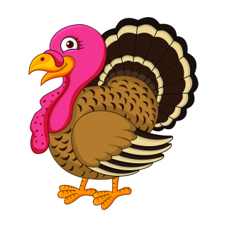 Truthahn Fun Aufkleber – lustiger wetterfester Vogel-Sticker für Auto & Co.