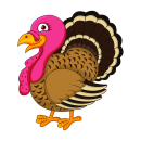 Truthahn Fun Aufkleber – lustiger wetterfester...