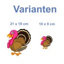 Truthahn Fun Aufkleber – lustiger wetterfester...