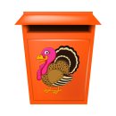 Truthahn Fun Aufkleber – lustiger wetterfester Vogel-Sticker für Auto & Co.