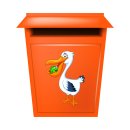 Pelikan Fun Aufkleber – lustiger Tier-Sticker für Auto, Fenster & mehr