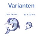Narwal Fun Aufkleber – fröhlicher Tier-Sticker...