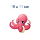 Kraken Aufkleber – lustiger Oktopus Sticker für Kinder & Auto (10 x 11 cm)