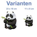 Aufkleber Panda wasserfest Sticker Familie Panda Sticker Bär Sticker lächeln Tier Sticker Pandabär Kinder Deko Autoaufkleber