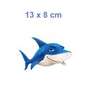 Hai Aufkleber – wetterfester Tier Sticker für Auto, Fenster & mehr (13 x 8 cm)