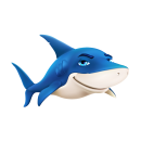 Hai Aufkleber – wetterfester Tier Sticker für...