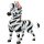 Aufkleber Zebra wasserfest Familie Safari Aufkleber Dschungel lächeln Tier Sticker Afrika Kinder Deko Autoaufkleber