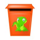 Tier Aufkleber Krokodil – wetterfester Cartoon-Sticker für Kinder & Deko