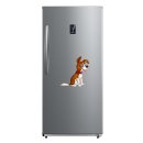 Tier Aufkleber Hund – wetterfester Cartoon-Sticker für Fenster, Auto & Co. (20 x 20 cm)