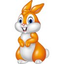 Aufkleber Hase wasserfest Familie Aufkleber Haustier lächeln Tier Kaninchen Sticker Osterhase Deko Autoaufkleber