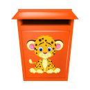 Tier Aufkleber Leopard – wetterfester Kinder-Sticker, konturgeschnitten