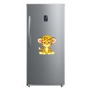 Tier Aufkleber Leopard – wetterfester Kinder-Sticker, konturgeschnitten