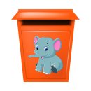 Tier Aufkleber – niedlicher Elefant Sticker, wetterfest & UV-beständig (11 x 10 cm)