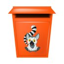 Lemur Tier Aufkleber – wetterfestes Cartoon-Tiermotiv für Fenster & Auto