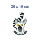 Lemur Tier Aufkleber – wetterfestes Cartoon-Tiermotiv für Fenster & Auto (26 x 16 cm)