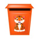 Tiger Tier Aufkleber – wetterfester Kinder-Sticker für Fenster, Auto & Co.