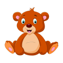 Tier Aufkleber – Niedlicher Bär Sticker,...