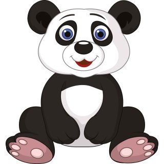 Aufkleber Pandabär wasserfest Familie Aufkleber Bambus lächeln Asien tropisch Dschungel Tier Sticker niedlich Deko Autoaufkleber