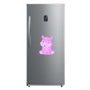 Nilpferd Tier Aufkleber – rosa Hippo Sticker für Fenster, Auto & mehr