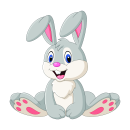 Tier Aufkleber Hase – wetterfester Sticker für...