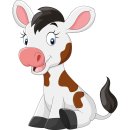 Aufkleber Kuh wasserfest Familie Aufkleber Milch Bauernhof Flecken Tier Sticker Alm Deko Autoaufkleber