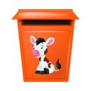 Tier Aufkleber – niedlicher Kuh Sticker, wetterfest & UV-beständig (11 x 9 cm)