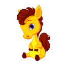 Tier Aufkleber Pferd – wetterfester Cartoon-Sticker...