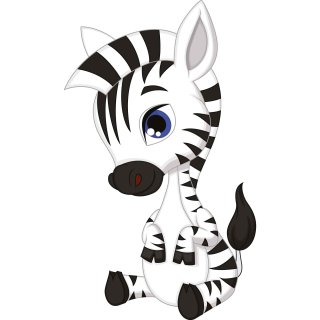 Aufkleber Zebra wasserfest Familie Aufkleber Steppe Afrika Safari Hengst Stute Tier Sticker Deko Autoaufkleber
