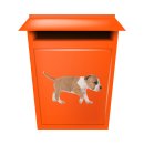 Tier Aufkleber – süßer Welpen-Sticker, wetterfest & UV-beständig (13 x 7 cm)