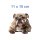 Tier Aufkleber Bulldogge – wetterfester Hundesticker für Auto & Fenster (11 x 10 cm)