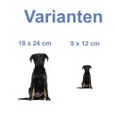 Tier Aufkleber – realistischer Hund Sticker,...
