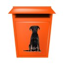 Tier Aufkleber – realistischer Hund Sticker, wetterfest & UV-beständig (9 x 12 cm)