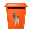 Tier Aufkleber – Deutscher Schäferhund Sticker, wetterfest & UV-beständig (7 x 14 cm)
